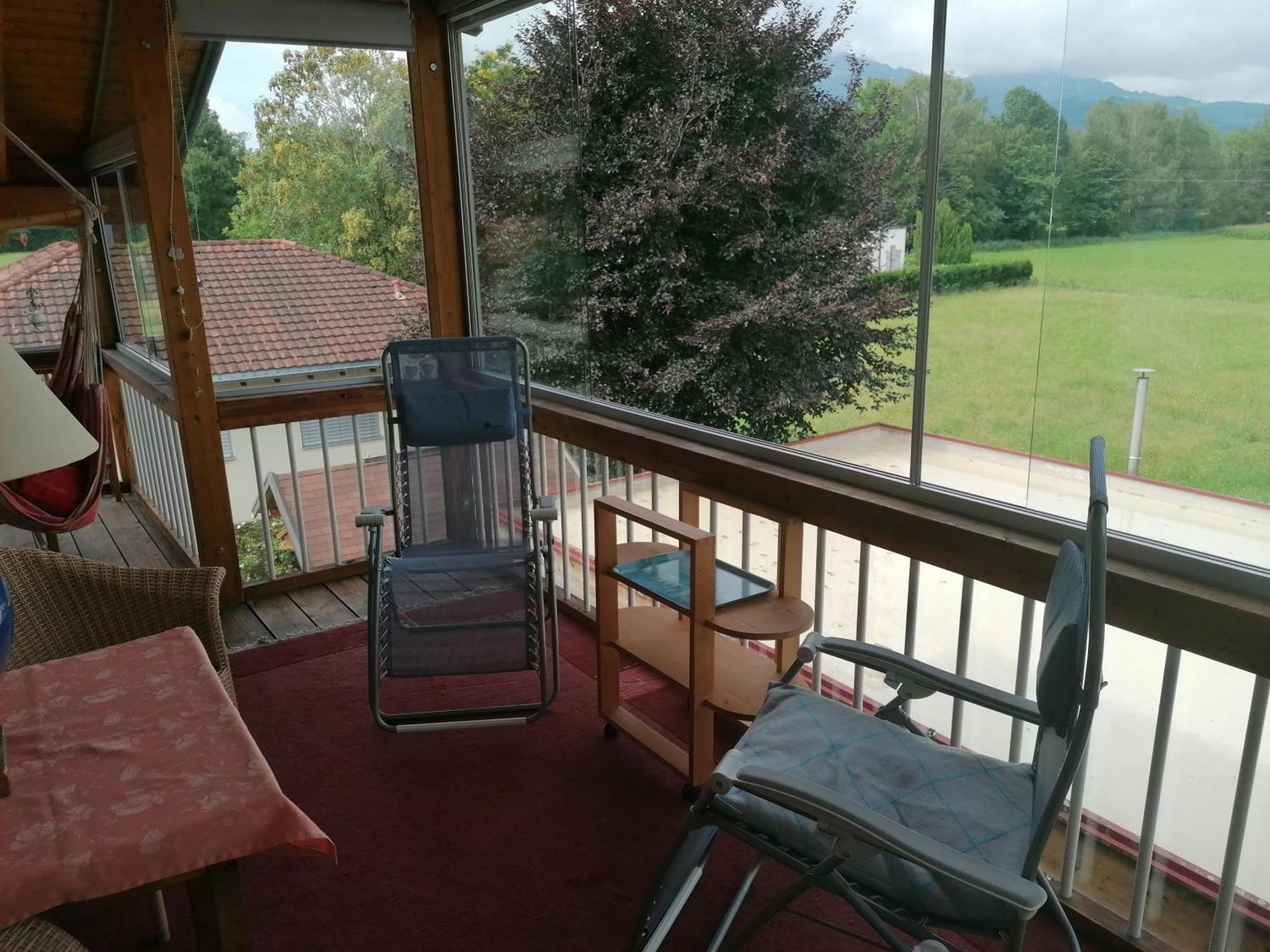 Ferienwohnung Am Rhein Koblach Buitenkant foto